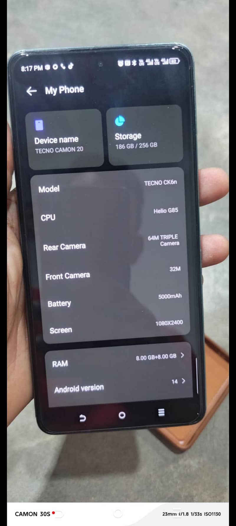 Tecno CAMON 20 3