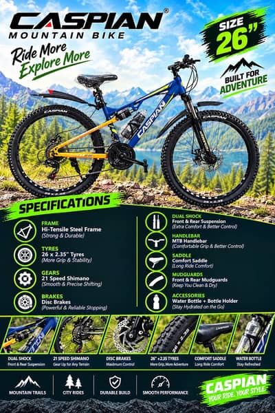 Bounce Disc Brake MTB “ large “