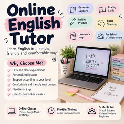 Online English tutor