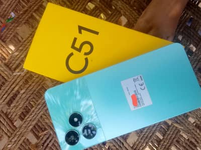 Realme C51.4/64 with box and Charger 03242386588