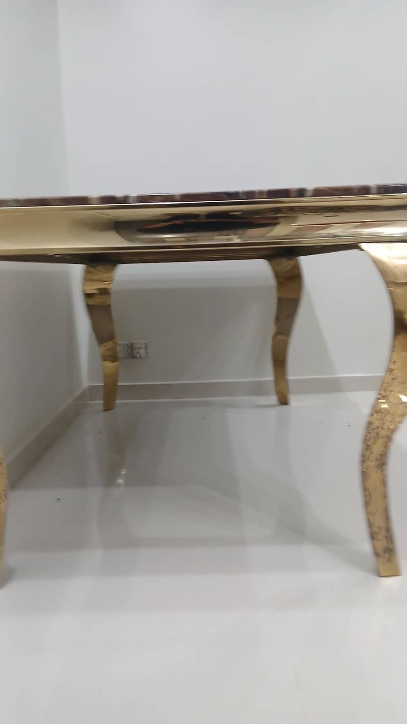 Dining Table with Marble head 2