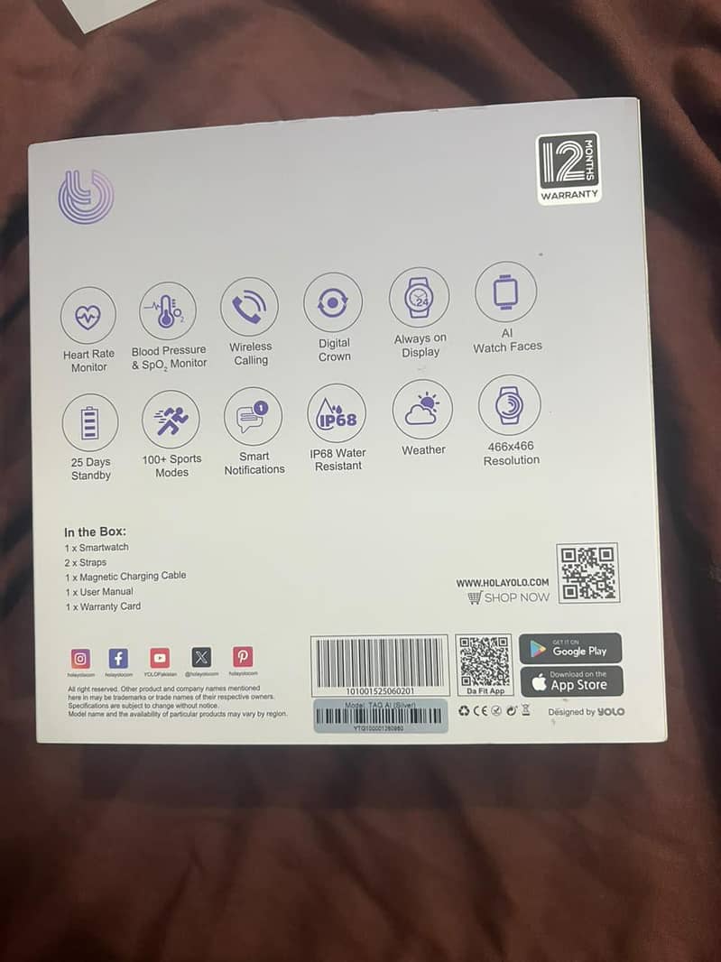 Smart Watch Yolo 3