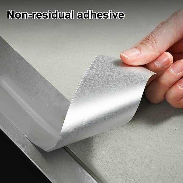 2inch X 8 Yard) Super Sticky Aluminum Foil Tape Self Adhesive Waterproof For Roof Pipe Repair Tape