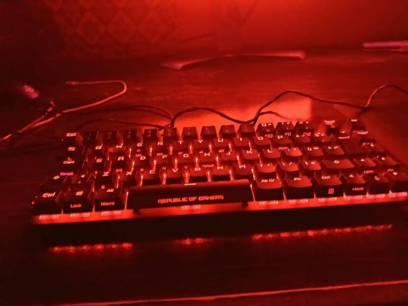 Gaming keyboard ROg Fanshan wireless gaming keyboard - Computer ...