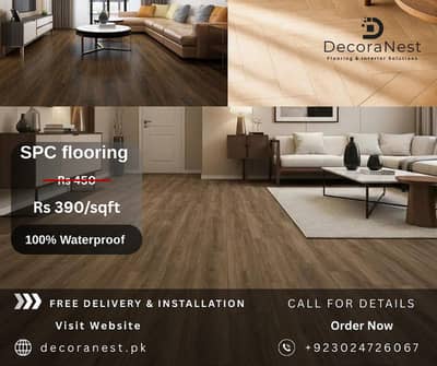 SPC, Vinyl, Wooden Flooring & PVC Wall Panels Installation in Lahore