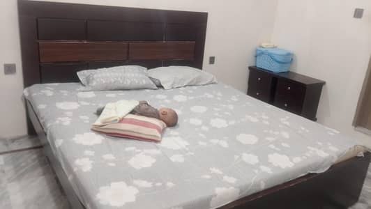 Bad with mattress  and 2 side tables for sell
