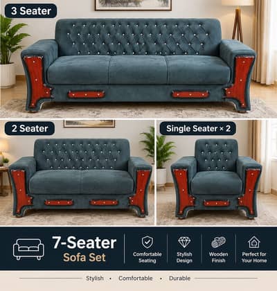 7 Seater Sofa Set for Sale