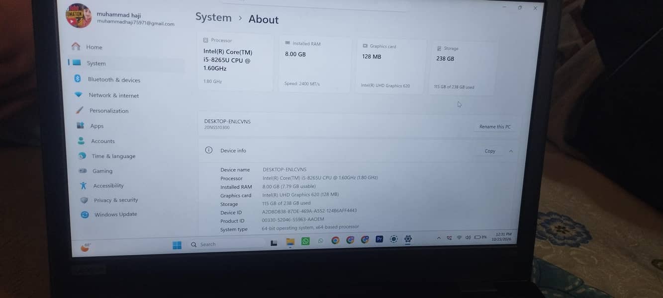 I5 generation condition 10/8 1