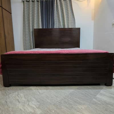 5 PCS WOODEN BED SET