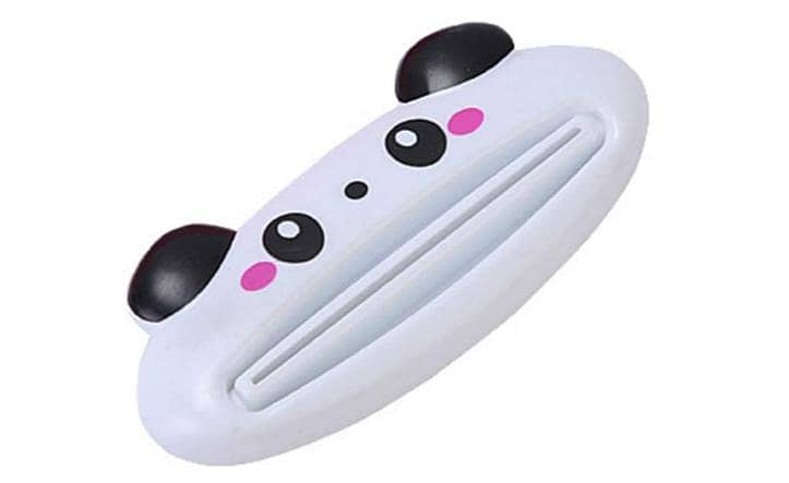 1PCS Bathroom Home Tube Squeezer Easy Cartoon Toothpaste Dispenser Rolling Holder R6116