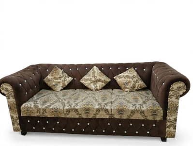 7 Seater Sofa Set Brown