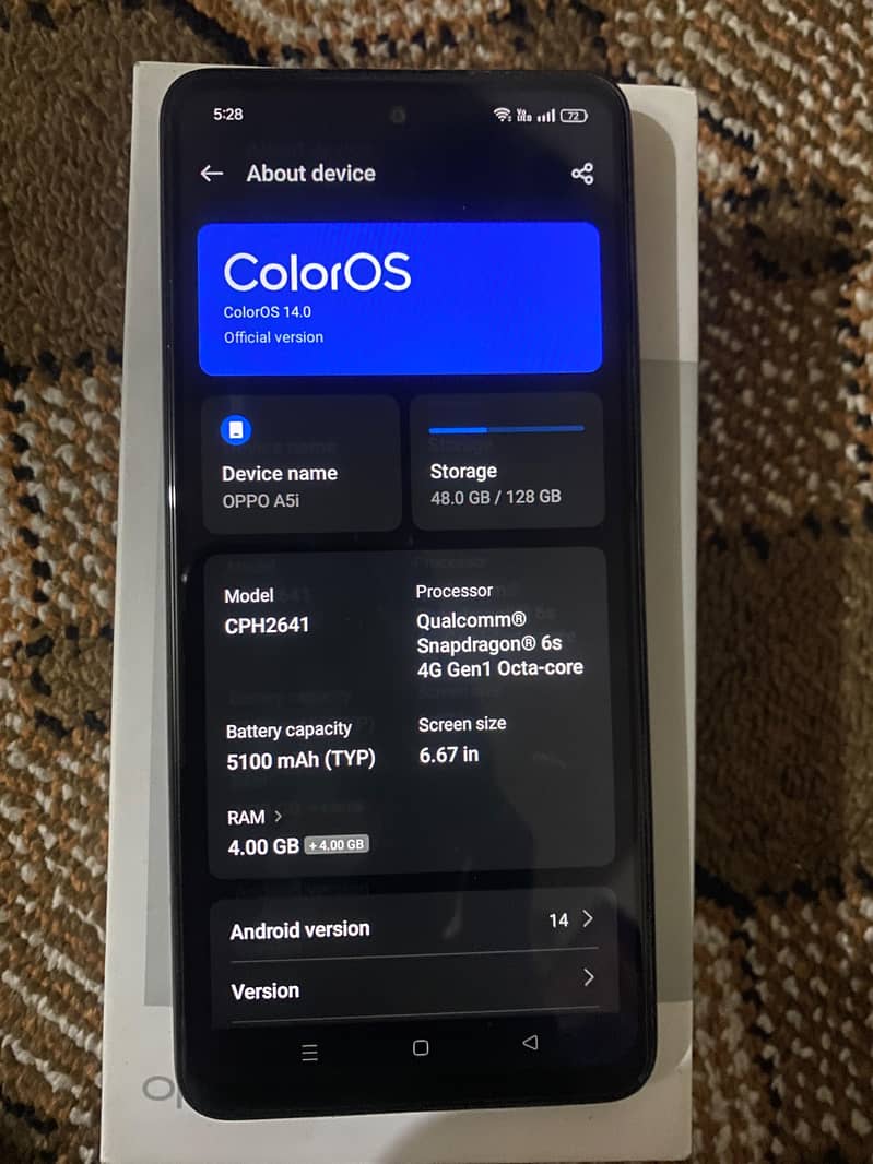 OPPO A5 4