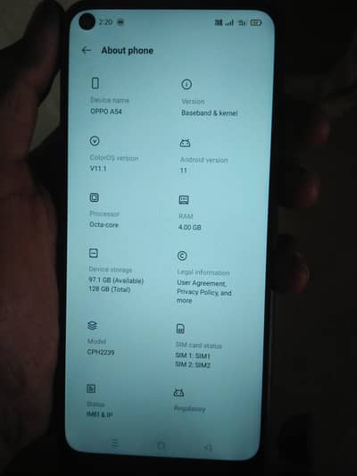 OPPO A54