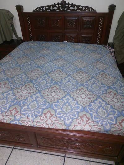 Sheesham Wood Bed Set