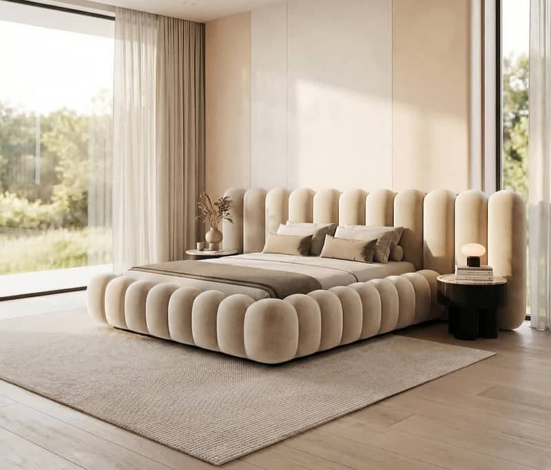 Bed set/Poshish bed set/Bubble bed set/Wooden bed side table dressing 4
