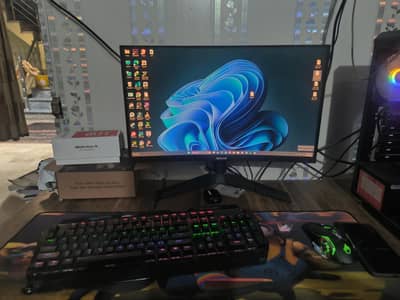 Ryzen 5 3600 gtx 1660 gaming pc with gaming LCD 180z curved