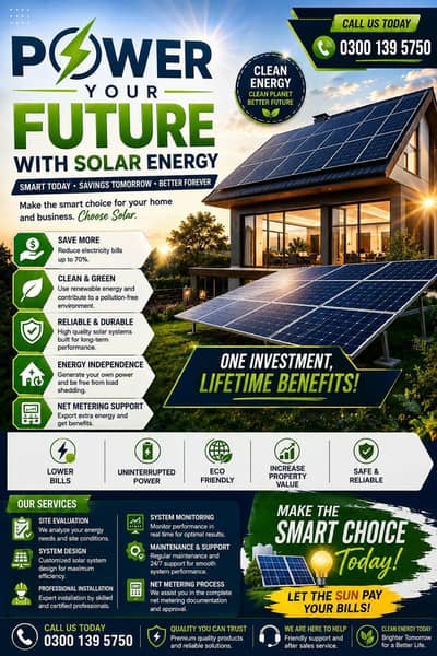 Solar Inverter - Solar Sructure - Solar Service - Green Energy - Solar