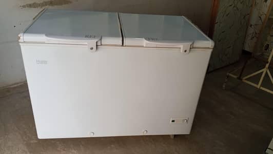 Haier Inverter refrigerator with double door Freezer - Excellent cond