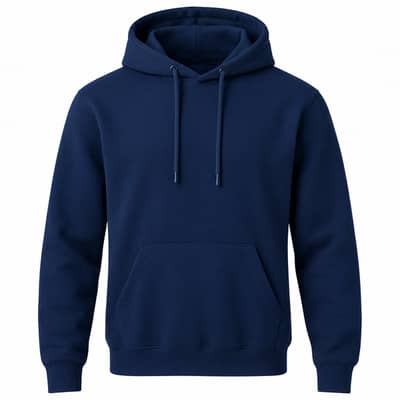 Hoodie -Pullover-Cotton fleece / Cotton blend