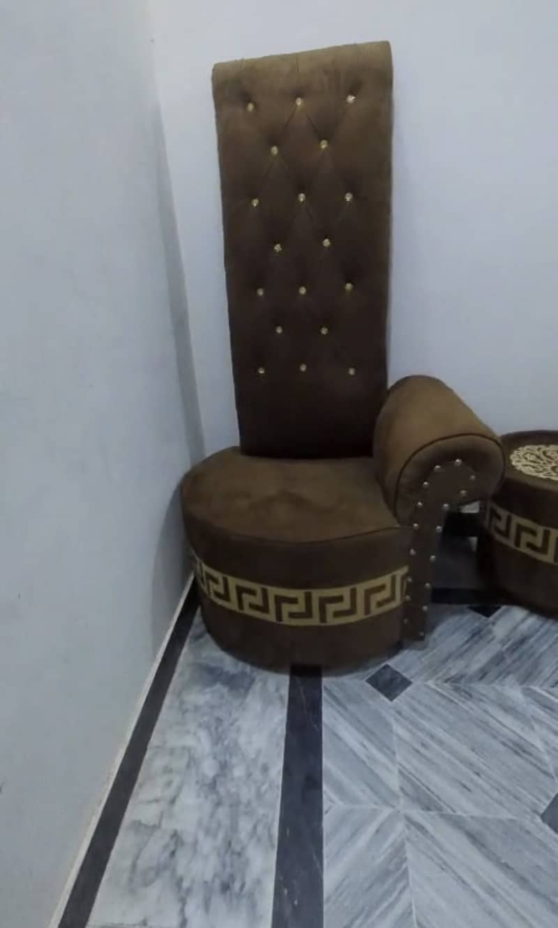 High Sofa 2 chairs 1