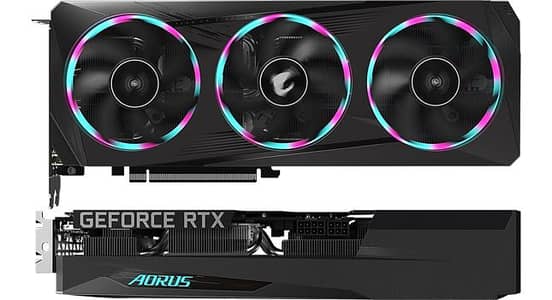 GIGABYTE AORUS RTX 3060 Ti ELITE 8GB GDDR6 Rev. 2.0 — Without Box