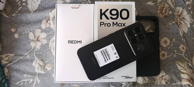 Xiaomi Redmi k90 pro max Complete box total sim time