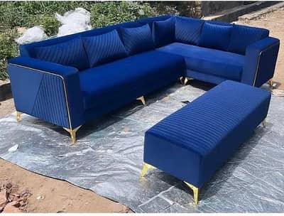 L shape sofa set/Poshish sofa/Corner sofa/Seven seater sofa/Sofa set