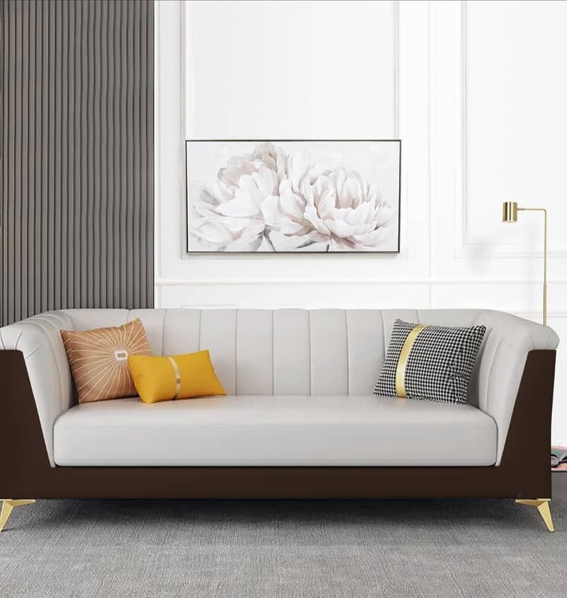 L shape sofa set/Poshish sofa/Corner sofa/Seven seater sofa/Sofa set 8