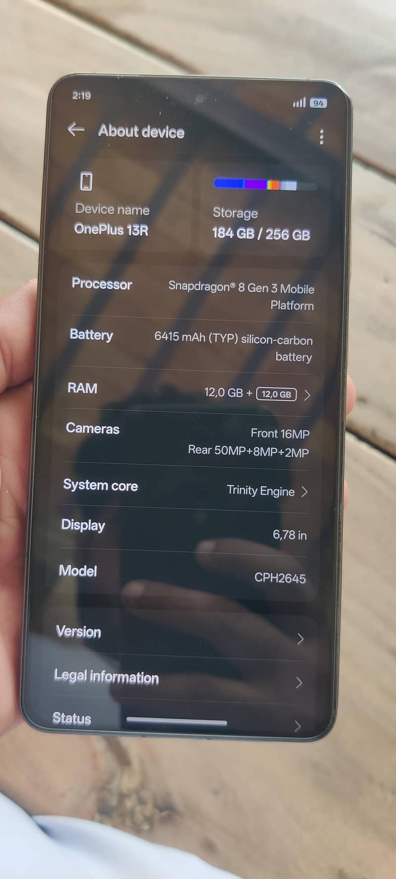 One Plus 13R 1