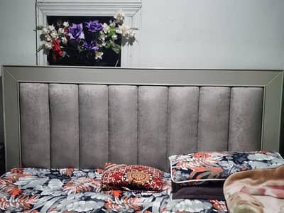 Grey bed
