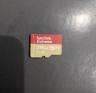 Sandisk Extream 256GB U3 A2 xc1 v30
