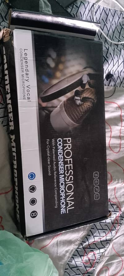 new microphone kit bm. 800 new stain new handphones