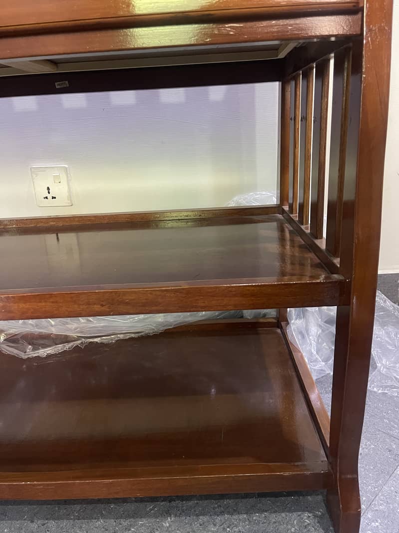 Wooden Baby Changing Table with Storage Shelf & Drawer 1