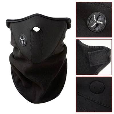 Half Face Bike Mask – Windproof & Dustproof Cycling Face Shield