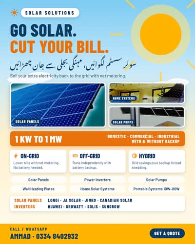 Inverters, Solar System, Lithium Batteries, Solar Panels, Solar Plate