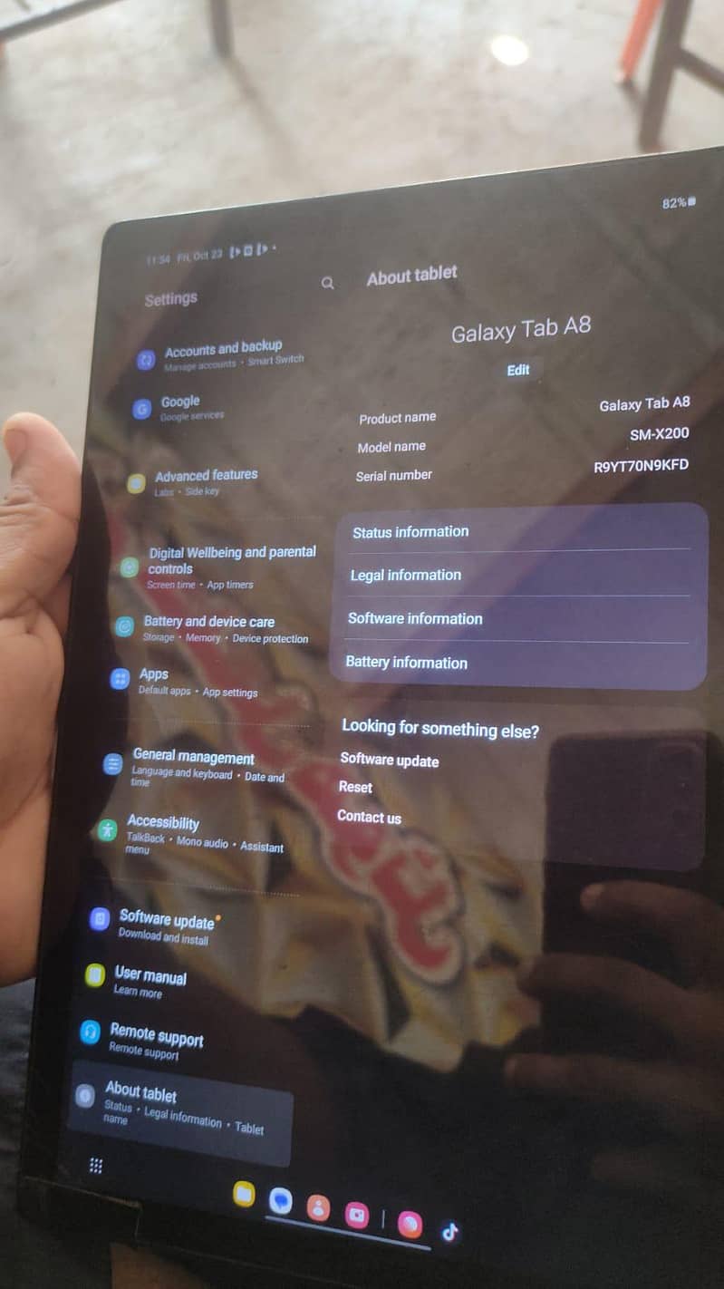 galaxy tab A8 2