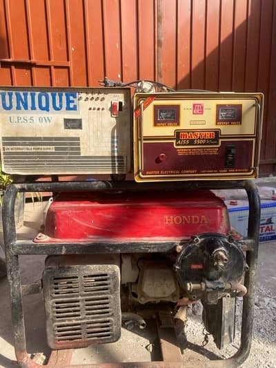 Honda generater 3kw +UPS+ Steplizer 5500wats for sale