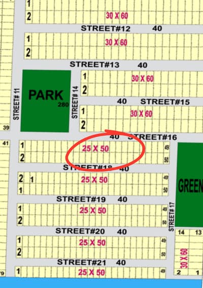 5 Marla (1250 Sq. Ft/139 Sq. Yd) Possession Plot Available For Sale in i-15/3 Price. 88 Lakh