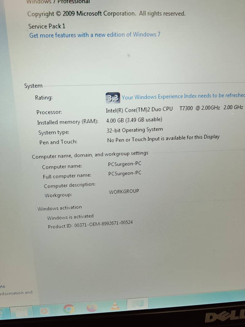 DELL LAPTOP 4