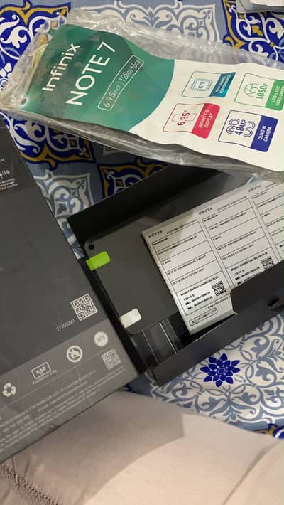 Infinix note 7 6gb ram 10/10 condition unused with full box antique