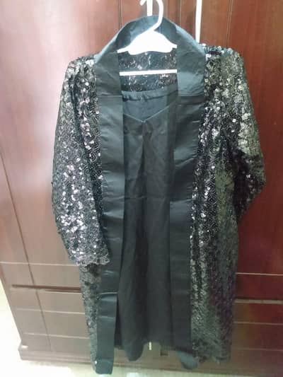 Black three piece suit
