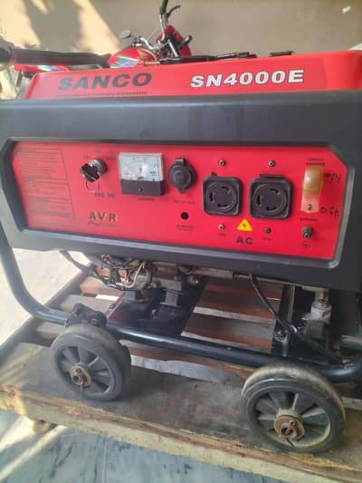 3 KVA Generator Gas+Petrol SANCO SN4000E