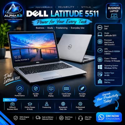 DELL 5511 IMPORTED LAPTOP AVAILABLE