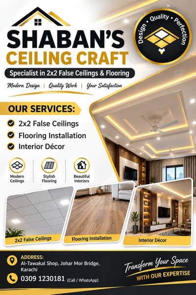 PVC Wall Panel & Wallpaper Installation Karachi | Stylish Home Interi