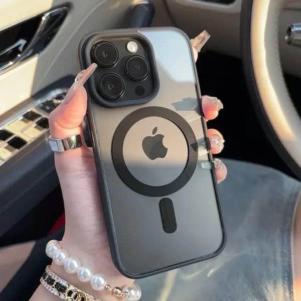 New Luxury MageSafe Case with Camera Lens Protection and Wireless Charging for iPhone 11 Pro Max to 17 Pro Max (Desert Titanium Case / Cover)
