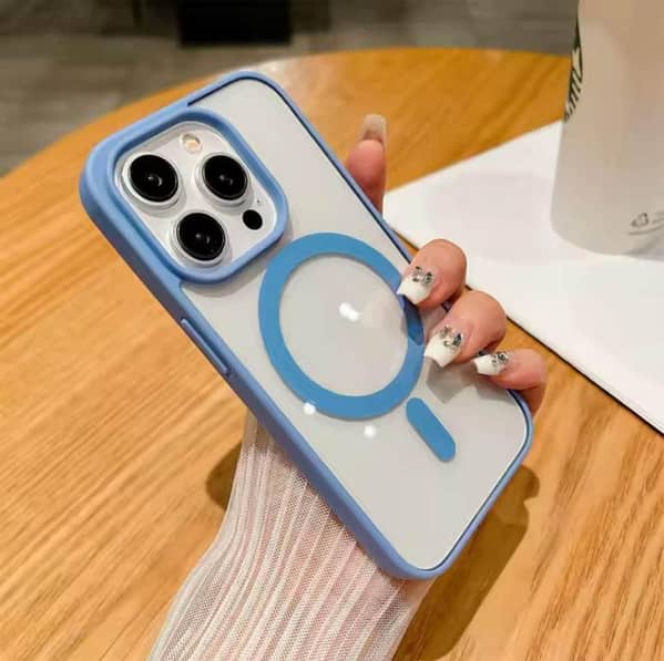New Luxury MageSafe Case with Camera Lens Protection and Wireless Charging for iPhone 11–18 Pro Max, 16 Pro Max Desert Titanium Case, 15/16 Pro Max Desert Titanium Case, Slim Soft Silicone Case Cover