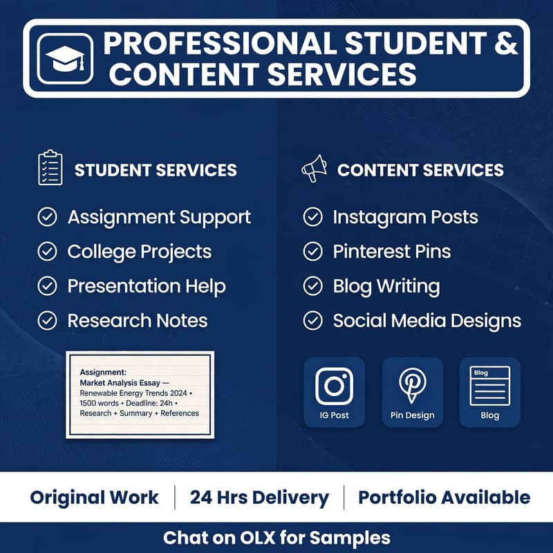 Student & Content Services - Projects & Designs 2