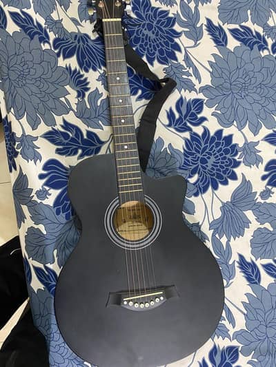 38C semi accoustic Matt Black