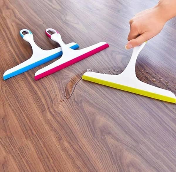 Premium Mini Rubber Wiper for Window Glass, Car & Bathroom Cleaning - Durable Handheld Squeegee Scraper Tool