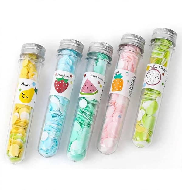 Pack of 3 Travel Paper Soap Tube - 100 Pcs Disposable Mini Soap Sheets | Portable Hand Wash Soap